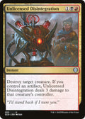 Unlicensed Disintegration