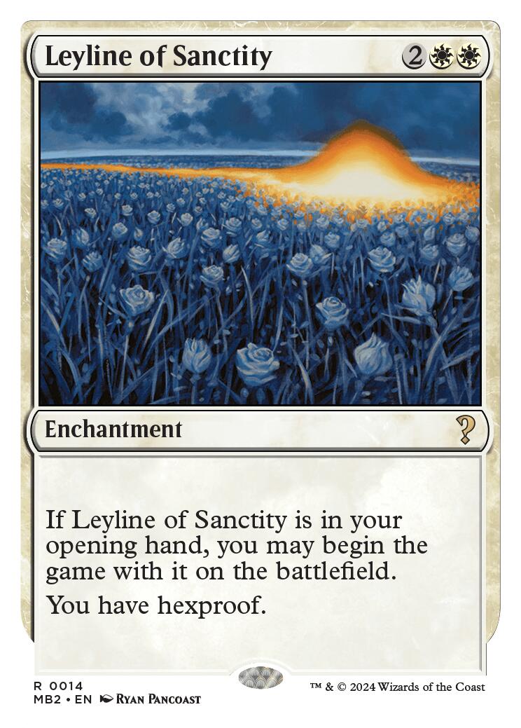 Leyline of Sanctity (White Border)
