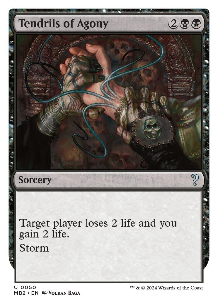 Tendrils of Agony (White Border)